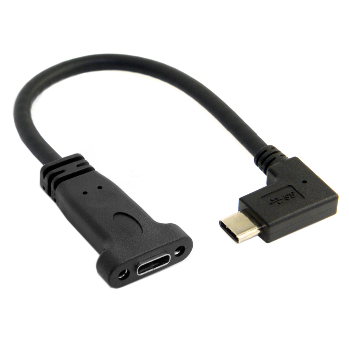 Amazon.com: NFHK USB-C USB 3.1 Type C Right Angled Male to Female